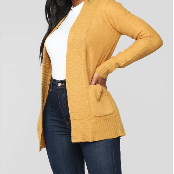 Mustard Cardigan - Picture 2 of 2